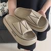 Sandalias de Suela Gruesa para Mujer, Calzado de Verano para Exteriores, Estilo Coreano, Cómodo Estilo Urbano, Zapatos de Playa Casual Antideslizantes, Estilo Urbano Fresco