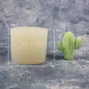 Molde Grande de Silicone de Cacto 3D Material DIY Molde de Vela de Aromaterapia Molde de Gesso de Planta Suculenta Simulada