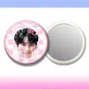 Zb1 Cheng Hanbin Zhang Hao Espejo de Hojalata Espejo de Maquillaje Espejo Portátil Ventilador de Concierto Merchandising Mismo Estilo de Tiktok
