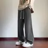 Pantalones de pana estilo retro americano para hombre en stock, marca de tendencia Otoño e Invierno, pantalones deportivos casuales para jóvenes, corte recto holgado