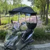Toldo directo de fábrica para carrito de golf, cobertizo para coche a batería, sombrilla parasol, universal para las cuatro estaciones, protección solar y contra la lluvia para motocicleta