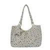 Bolso de mujer a la moda con un toque de alta gama, bolso de lunares para mujer, nuevo bolso tote de otoño 2026, gran capacidad, bolso de mano exquisito