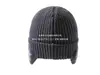 Gorro Frío Tejido Reciclado Rpet Gorro de Lana Acrílica Reciclada Fábrica de Personalización de Gorro de Felpa Rpet Transfronterizo