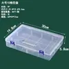 Caja Rectangular de Plástico PP Transparente para Papelería, Accesorios, Piezas, Caja de Embalaje, Caja de Almacenamiento para Tarjetas, Juguetes, con Tapa, Venta al por Mayor