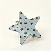 Pinza para el pelo de estrella de 5 cm para mujer, accesorio para el pelo de pentagrama de lunares estilo coreano dopamina, clip lindo y juguetón para el flequillo, adorno para el pelo