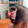 Lindo Clip de Pinza de Felpa de Dibujos Animados Kuromi Clip de Tiburón 3D para Mujeres, Diadema para Lavado de Cara y Maquillaje, Accesorio para el Cabello