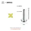 Pendientes Lanbo de Aleación de Titanio Chapados en Oro Aretes de Trébol de Cuatro Hojas de Titanio G23 Joyería para Piercings Labret