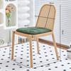 Silla con Respaldo Balcón Silla de Ratán Silla de Comedor para el Hogar Mesa y Silla de Exterior Arte en Hierro para Restaurante Silla de Ocio para Casa de Huéspedes Tejido de Ratán Nórdico Alto