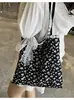 Bolsa de Lona Transfronteiriça para Mulheres, Grande Capacidade, Novo Modelo 2026, Bolsa de Ombro Versátil para o Verão Estilo Preguiçoso, Bolsa Tote Casual para Estudantes