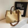 Bolsa de Lona Casual Simples da Moda para Mulheres 2026 Novo Modelo Bolsa Transversal Bolsa para o Dia a Dia Fabricante Atacado Bolsa Tote Transversal