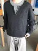 Suéter Henley WHIMNOON "Falso Dos Piezas Cosido a Mano" de Lana Merino Importada de Australia