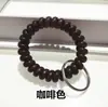Baño de Sauna Natación Etiqueta Numérica Digital Pulsera Llavero Cable de Teléfono de Plástico Pulsera Elástica