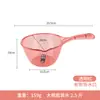 Cucharón de Plástico Engrosado para el Hogar Cocina Mango Largo Cuchara para Agua Bebé Niños Enjuague de Champú Cucharón de Baño Cuchara para Agua Cuchara para Agua Flotante