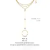 Pulseira de Corrente Olho de Cavalo Tendência Transfronteiriça para Mulheres, Design Simples e Único, Corrente de Pulso Multicamadas Personalizada, Acessório de Mão Ajustável