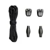 Adecuado para Adidas Salomon Salomon Cuerda de 2 mm No Elástica para Correr Hebilla 3D Xt6 para Cordones Hebilla de Cordón Familia S