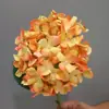Flores de Hortênsia Artificiais com Borda Assada, Hortênsias 3D com Toque Realista, Decoração de Mesa para Sala de Estar, Festa de Casamento