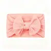 Accesorios para el Cabello de Bebé Nuevos Transfronterizos Comercio Exterior Diadema de Nylon para Bebé Diadema Lazo Ancho Jacquard Diadema Infantil