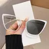 Nuevas Gafas Retro Artísticas Cat-Eye para Mujer, Estilo de Alta Gama, Adecuadas para un Look Natural, Se Pueden Adaptar con Lentes Graduadas, Estilo Coreano, Gafas de Montura Grande
