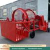 Máquina de reciclagem de filme residual de terras agrícolas tipo tambor máquina de remoção de pedras palha rizomas de filme residual máquina de reciclagem de filme de colmo
