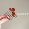 Pinza para el Cabello de Acetato con Lazo para Mujer 2025 Nuevo Herramienta de Acabado para el Cabello de Gama Alta Peine para Flequillo Pasador