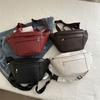 Bolso Casual de Color Sólido 2025 Nuevo Elegante Bolso de Pecho para Mujer Cambiar Riñonera Tejido a la Moda para Desplazamientos Simple Elegante Bolso de Mujer