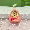 Venta Directa de Fábrica Nuevo Dibujo Animado Cobaya Capibara Luminoso Pequeño Bolso Escolar Llavero Colgante Accesorios Adornos Al Por Mayor