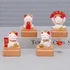 Soporte para Teléfono Gato de la Suerte Adorno Escritorio Oficina Decoración Regalo para Colegas Souvenir de Año Nuevo Soporte para Ver Series