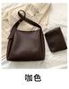Bolsa de Ombro Feminina de Exportação Personalizada de Fábrica 2025 Nova Bolsa Tote Casual com Grande Capacidade para Deslocamento e Estilo Balde
