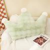 Almohada de Sofá Simple Moderna Forma Geométrica Corona Corazón Órgano Plisada Moda Hogar Nicho Cojín Almohada