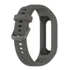 Para Jiaming Garmin VivoSmart 5 pulsera inteligente correa de muñeca de repuesto correa de textura de silicona colorida