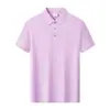 Camisa Polo Masculina de Secagem Rápida com Manga Curta e Logo Estampado, Roupa de Trabalho Corporativa, Camisa Cultural, Roupa para Evento da Empresa, Camisa Publicitária