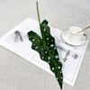Simulación de Producto Nuevo Transfronterizo Planta Verde Hoja Única de Alocasia Hoja de Begonia Color Hoja de Taro Planta Decorativa Pared Sala de Estar Decorativa Hoja Verde