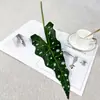 Planta Verde de Novo Produto Transfronteiriço Folha de Calla Folha de Begônia Folha de Taro Colorida Planta Guia de Corredor de Casamento Parede de Plantas Design Floral DIY