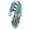 Hebilla de jade de cristal de sandía ajustable con colgante de cuerda de jade hetiano, accesorios de joyería, collar de cuerda