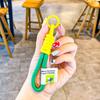 Corda de Tecido Trançado de Nylon Capa de Celular Cordão Nó Bicolor Chaveiro da Moda Corda Anti-perda Pingente Acessórios para Bolsa