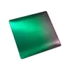 Placa de Acero Inoxidable Personalizada 201/304 Brillante Mate Antihuellas Verde Esmeralda Verde Fluorescente Blanco Frostizado Cepillado