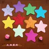 Niños de Preescolar y Estudiantes Papel Cartón con Forma de Corazón Redondo, Estrella de Cinco Puntas, Flor de Ciruelo de Colores Papel de Colores Papel de Origami Recorte de Papel