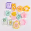 Amapola DIY Molde de Arena Fluida de Resina Fundida Funda para Teléfono de Conejo Corazón Flor Pata de Gato Llavero de Arena Fluida Molde de Silicona