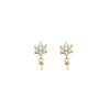 Accesorios DIY Pendientes de Plata S925 con Forma de Flor Hexagonal Conjunto de Colgante para Collar de Mujer Copo de Nieve 7-13 Soporte Vacío para Perlas 1315