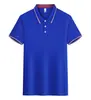 Camisa POLO de Seda de Gelo Roupa de Trabalho Camiseta Verão Uniforme de Grupo da Empresa Roupa de Trabalho Manga Curta Camisa Cultural Estampa de Logo