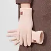 Guantes Rellenos para Mujer 2025 Otoño e Invierno Estilo Nuevo Gama Alta Impermeables y a Prueba de Frío Ciclismo y Conducción Pantalla Táctil Cálidos Guantes de Algodón