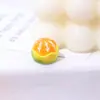Acessórios de Resina para Joias DIY Enfeites para Micro Paisagismo Comida de Conveniência Brinquedo Fruta Pequena Laranja Pequena Material Feito à Mão