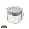 Recipiente plástico selado à prova de luz e umidade de grau alimentício para armazenamento de grãos de café, com função de temporizador, adequado para dispensar leite em pó, OEM disponível