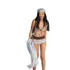 Novo Biquíni Sensual Puro Desejo Duas Peças Tomara que Caia Um Ombro com Tiras para Mulheres, para Férias na Praia e Piscinas de Águas Termais