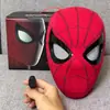 Fornecimento Exclusivo Transfronteiriço de Capacete do Homem-Aranha com Olhos Móveis, Piscante Elétrico, Iluminado, Máscara Extraordinária, Capacete para Cosplay de Halloween