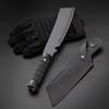 Cuchillo de exterior multifuncional para acampar, de alta dureza, para defensa personal, cuchillo recto para supervivencia en la naturaleza, cuchillo recto afilado.