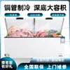 Refrigerador Congelador de Gran Capacidad, Congelador Horizontal de Doble Temperatura Comercial de Ahorro Energético, Refrigerador de Congelación Rápida, Vitrina para Helados, Congelador de Temperatura Ultra Baja