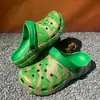 Zapatos Croc Transfronterizos Zapatos Croc de Hombre de Minecraft Sandalias Antideslizantes Zapatillas Unisex de Punta Cerrada