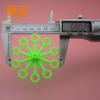 PPT71172A Cabeza de burbuja verde Cabeza de burbuja pequeña Máquina de burbujas Accesorios de juguete Bloques de construcción tecnológicos Piezas