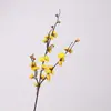 Galhos de Flor de Ameixeira, Flores Artificiais, Flores Falsas, Decorações de Flores de Seda para Mesa de Sala de Jantar, Decoração de Mesa de Centro Chinesa, Arranjos de Flores em Vaso